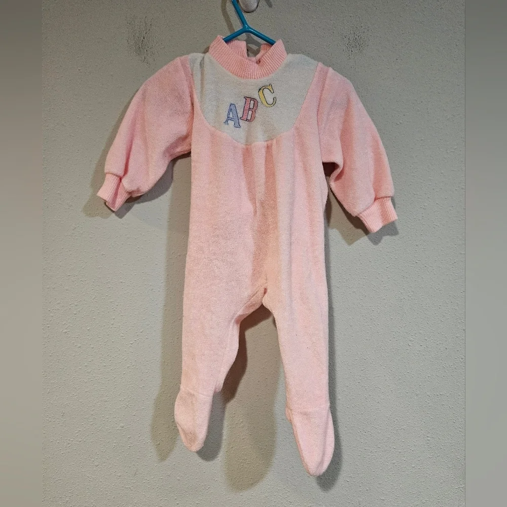 Vintage Baby Pink Pajamas
